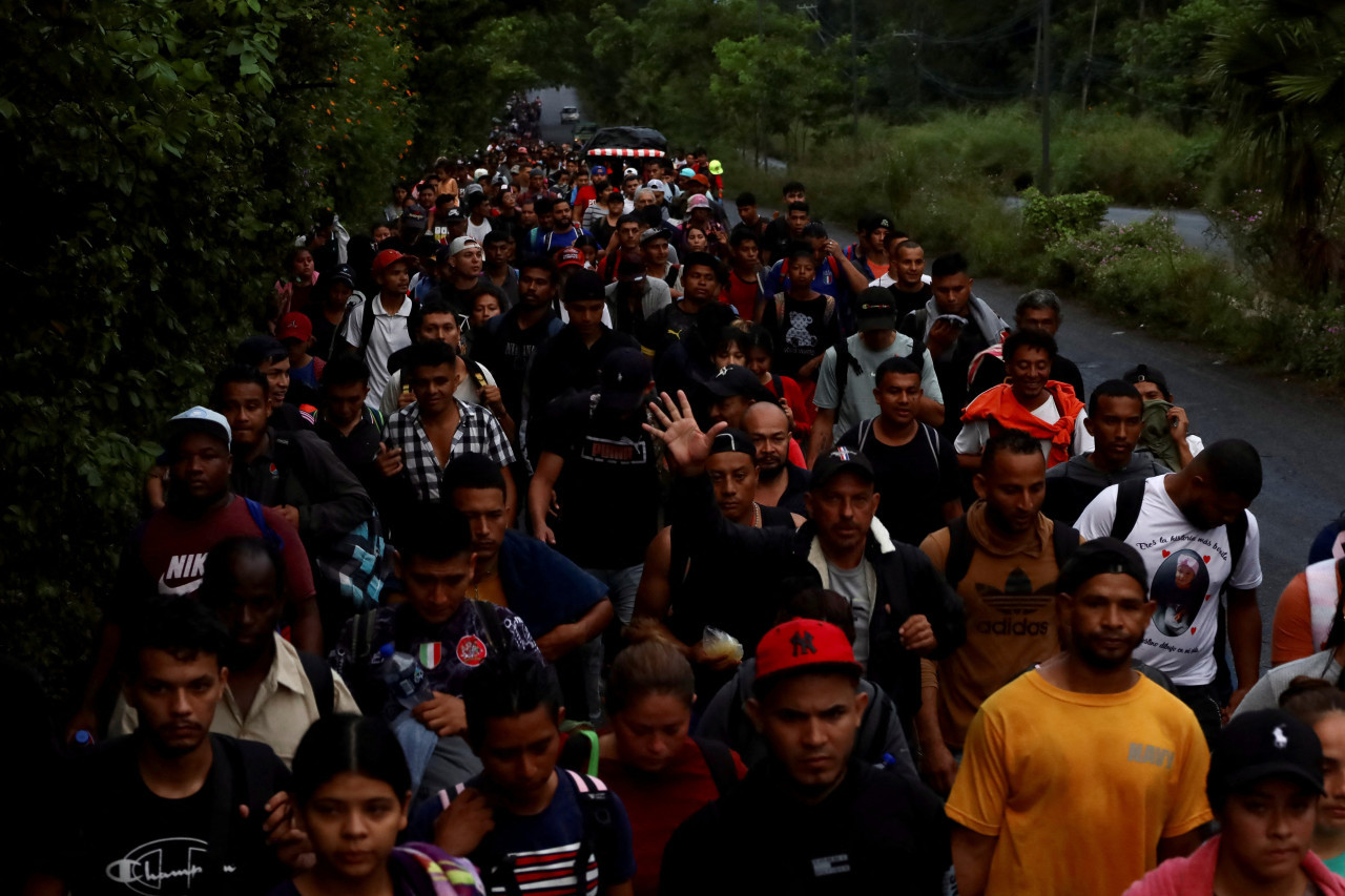 Migrantes sueñan con llegar a Estados Unidos antes de la asunción de Trump. Foto: REUTERS.