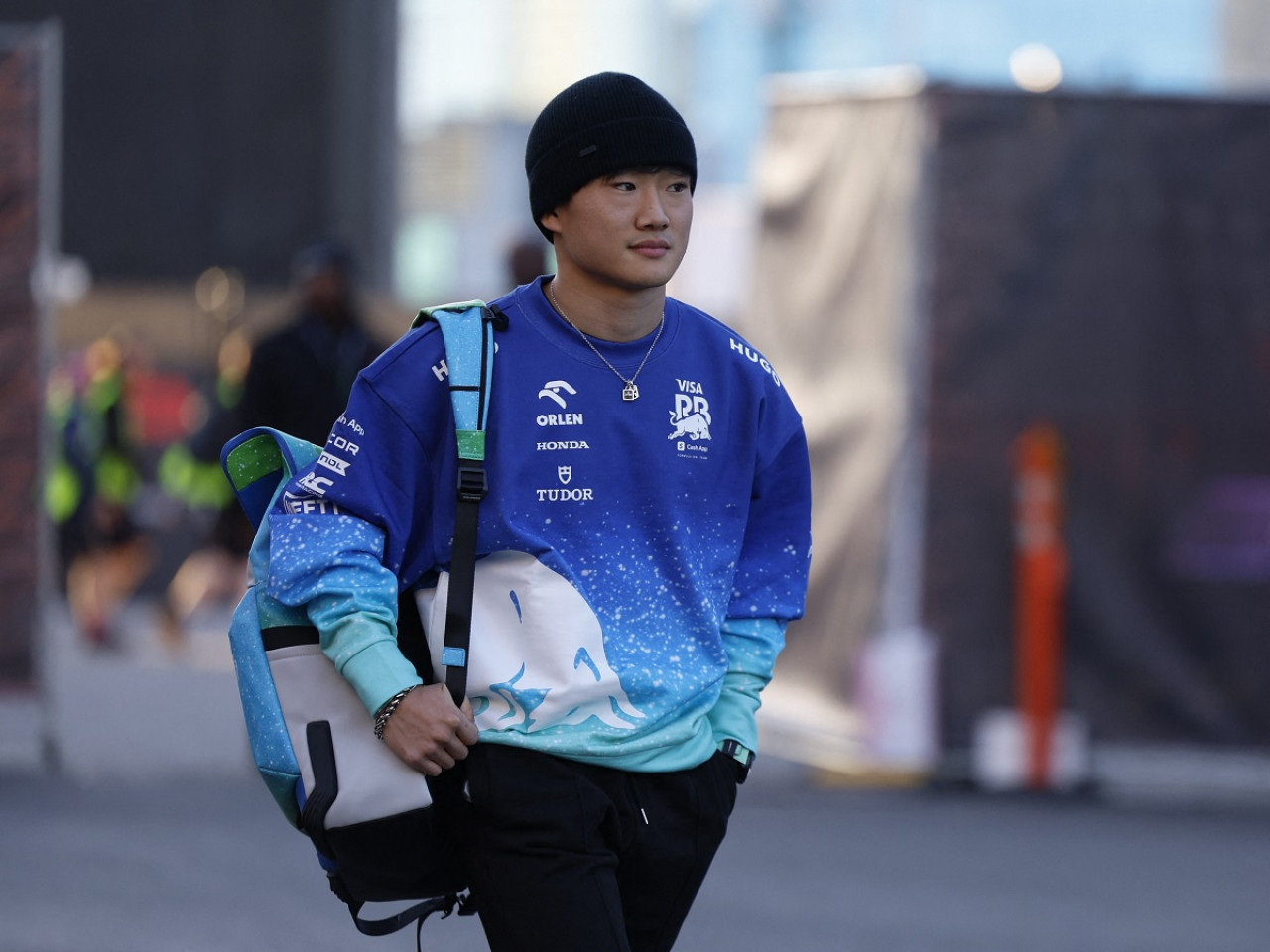 Yuki Tsunoda, piloto de la escudería Racing Bulls, de Fórmula 1. Foto: Reuters.