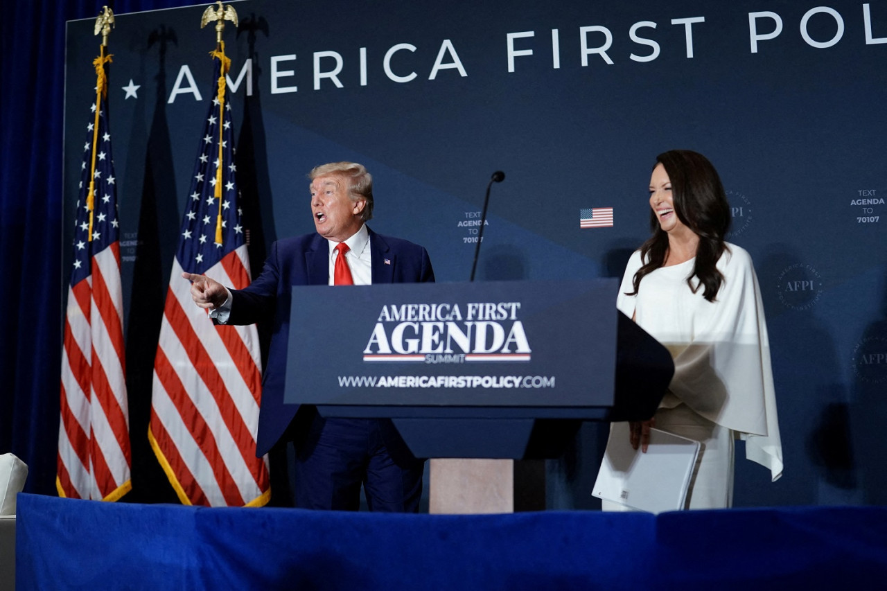 Brooke L. Rollins, la elegida por Donald Trump para Agricultura. Foto: Reuters