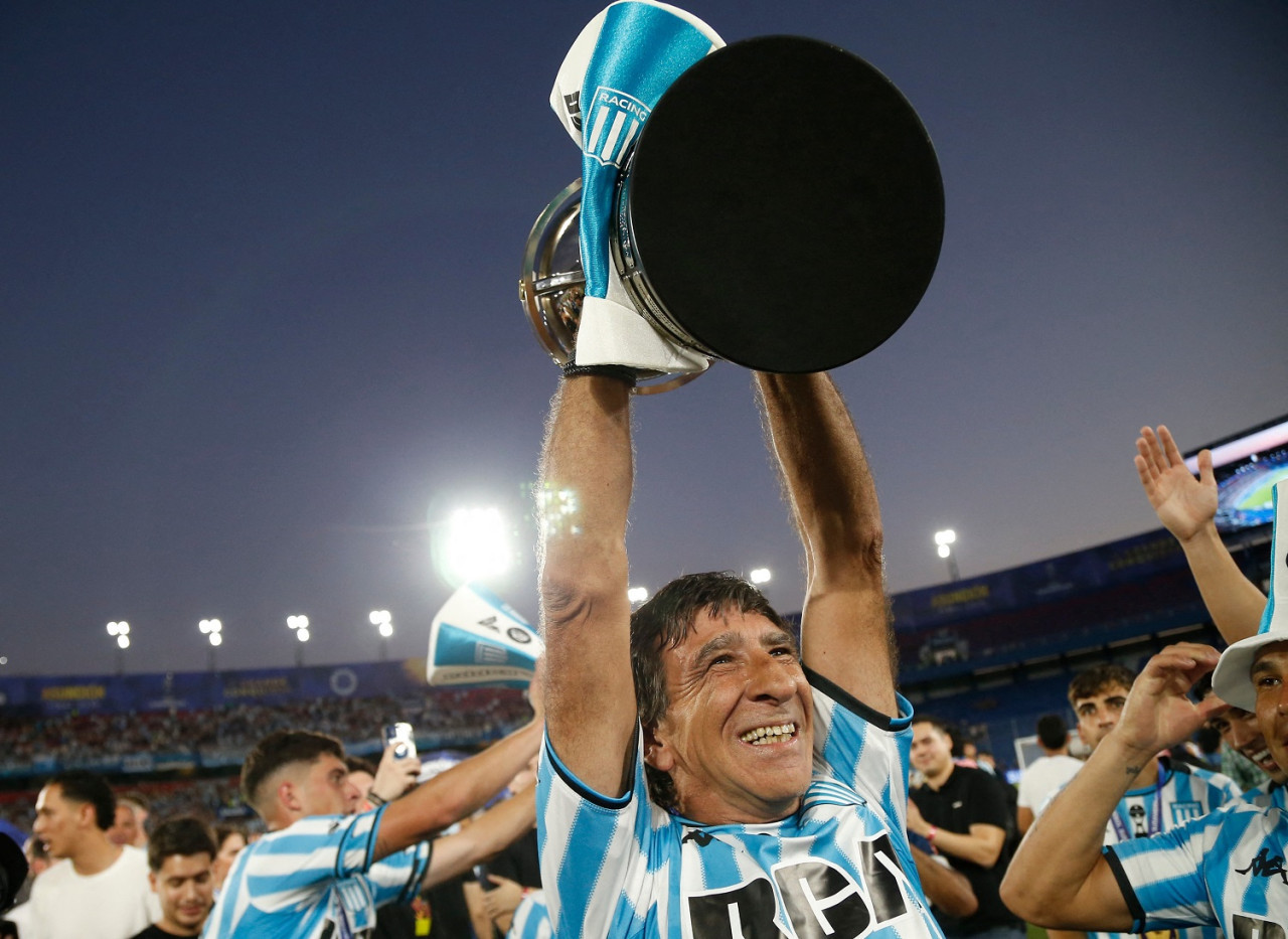 Gustavo Costas, entrenador de Racing. Foto: Reuters