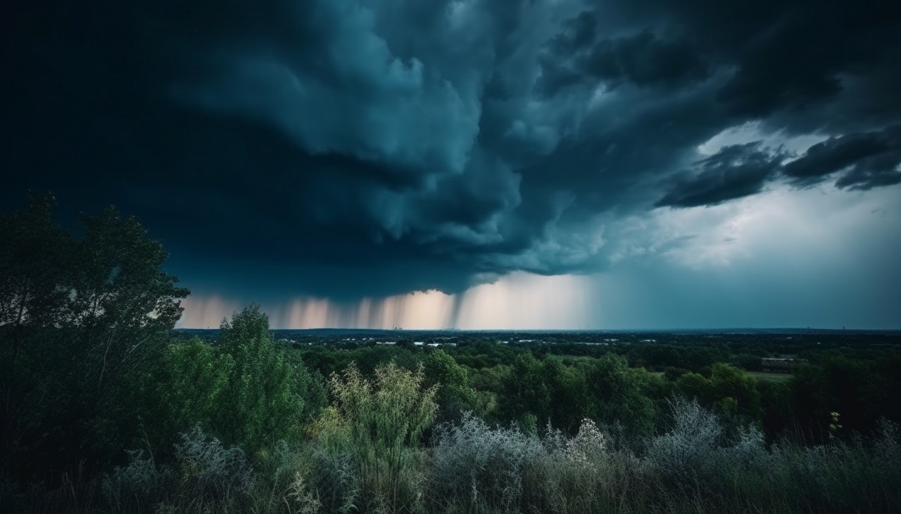 Lluvia, tormenta, Tierra. Foto Freepik