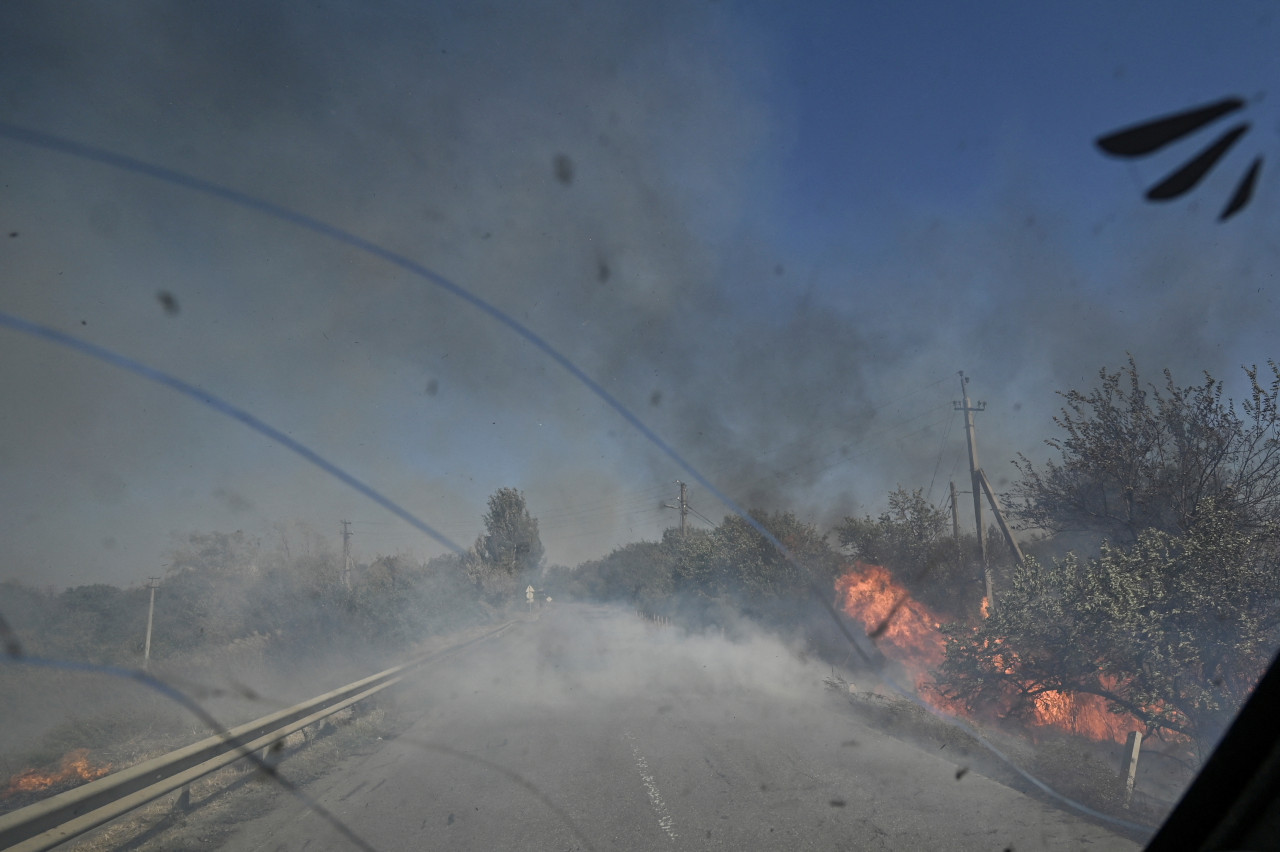 Ataques en la guerra entre Rusia y Ucrania. Foto: Reuters.