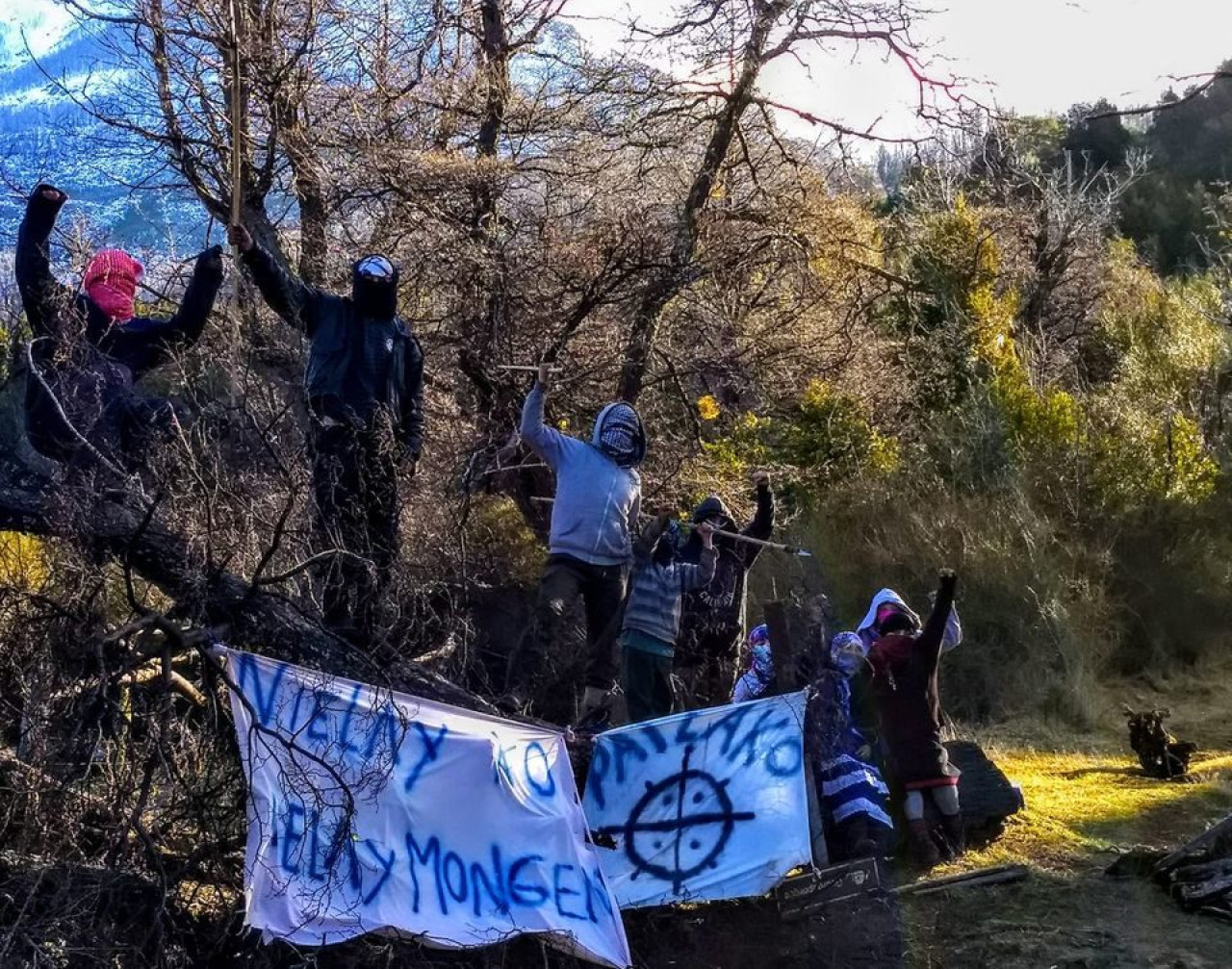 La comunidad mapuche Lof Paillako. Foto: Resumen Latinoamericano.