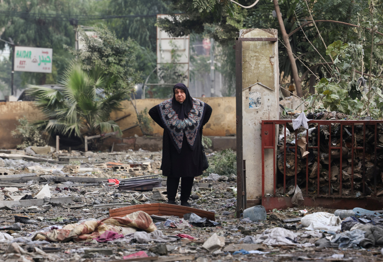 Personas regresan a sus hogares en el Líbano tras tregua entre Israel y Hezbollah. Foto: Reuters.