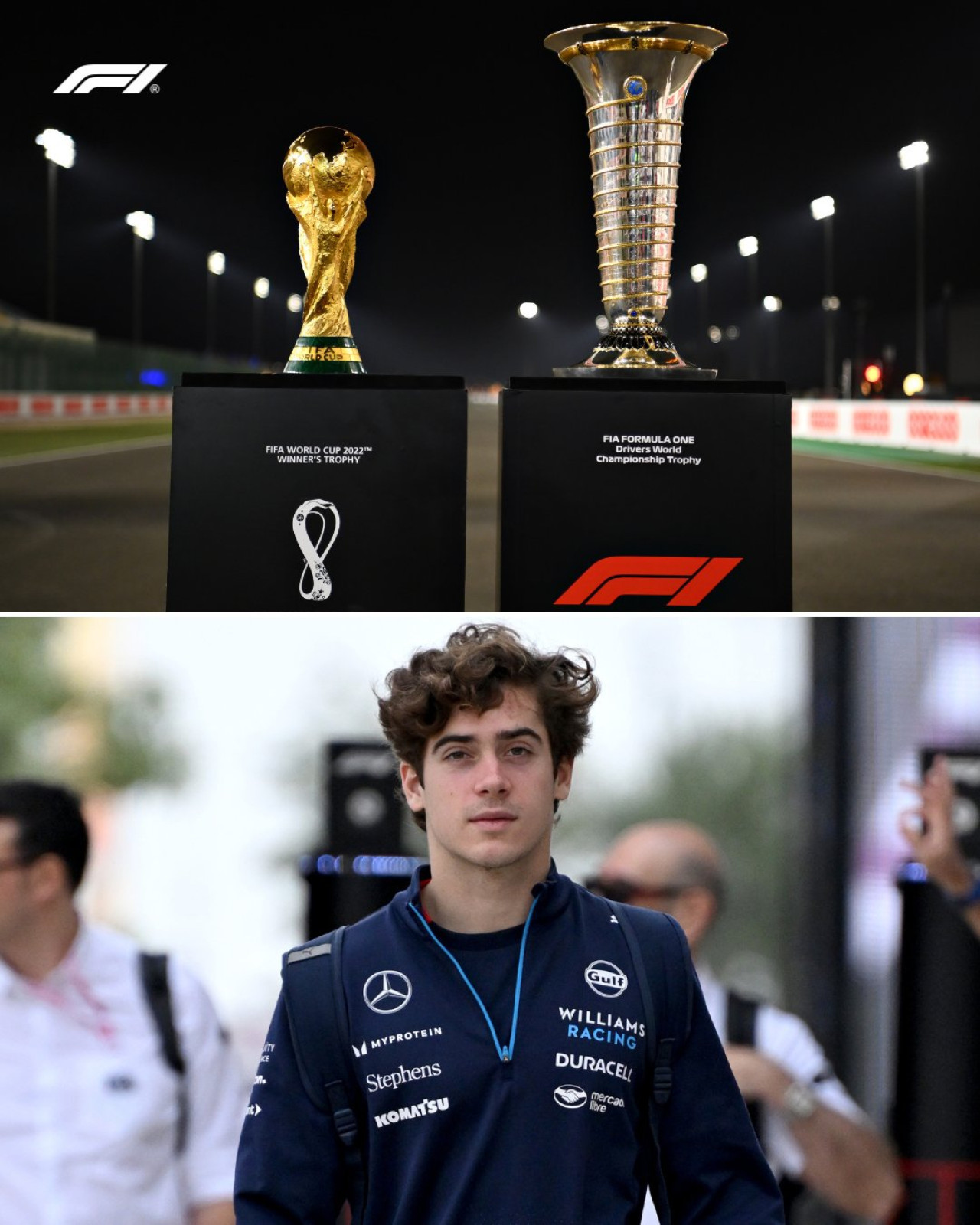 "Argentina está de vuelta en Qatar". Foto: X @F1