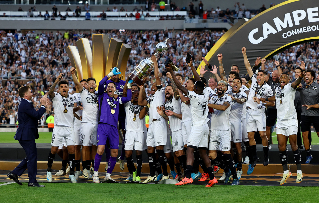 Botafogo, campeón de la Copa Libertadores. Foto: Reuters