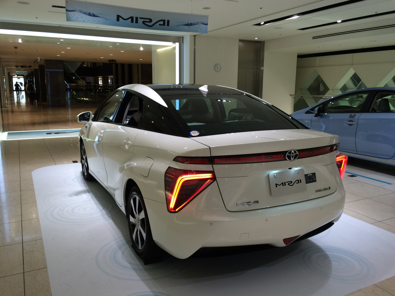 El auto eléctrico Toyota Mirai.