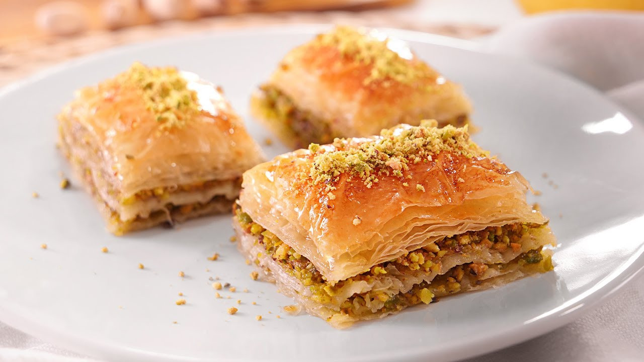 Baklava, postre árabe. Foto: captura YouTube