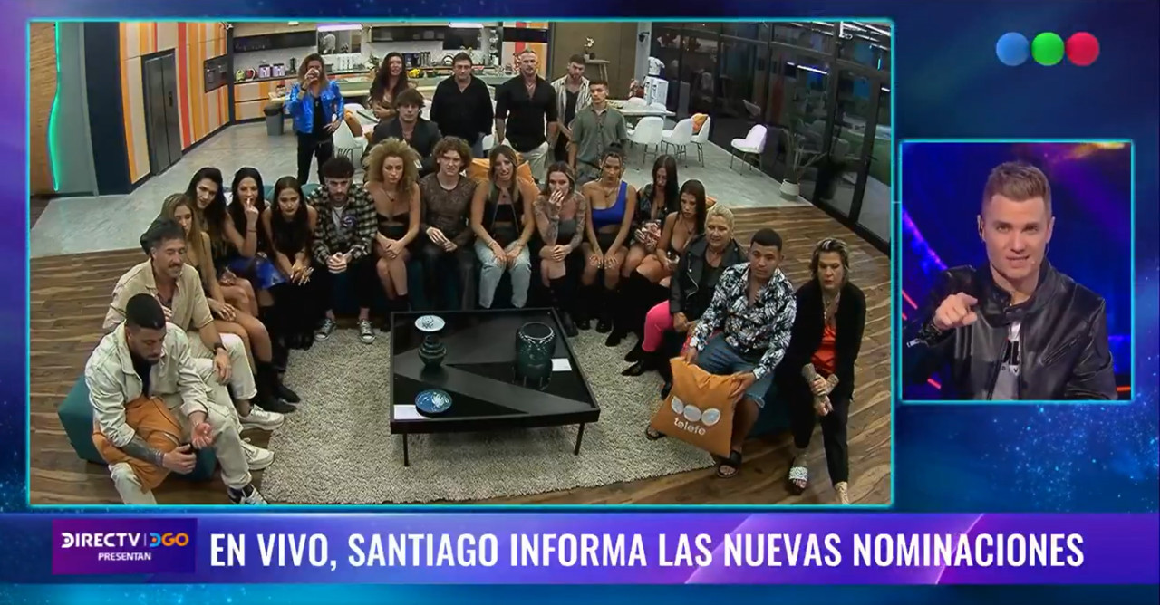 Nominados en Gran Hermano. Foto: Captura.