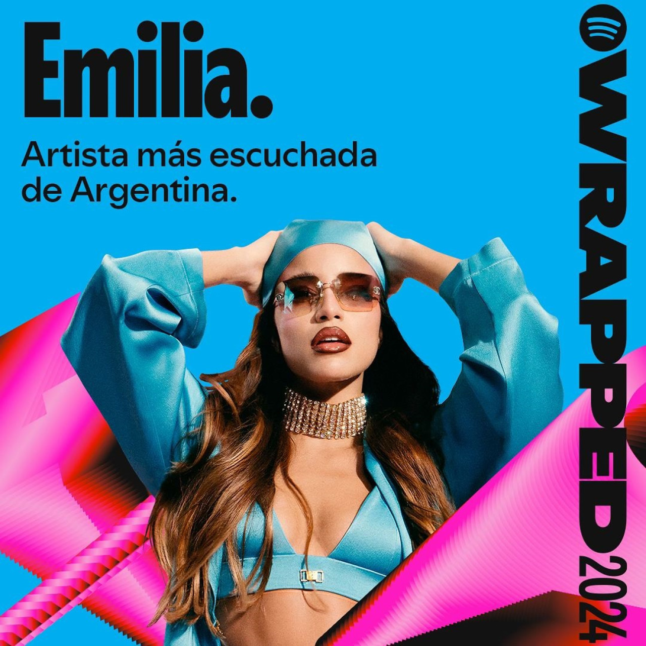 La artista más escuchada de Argentina. Foto: Spotify.