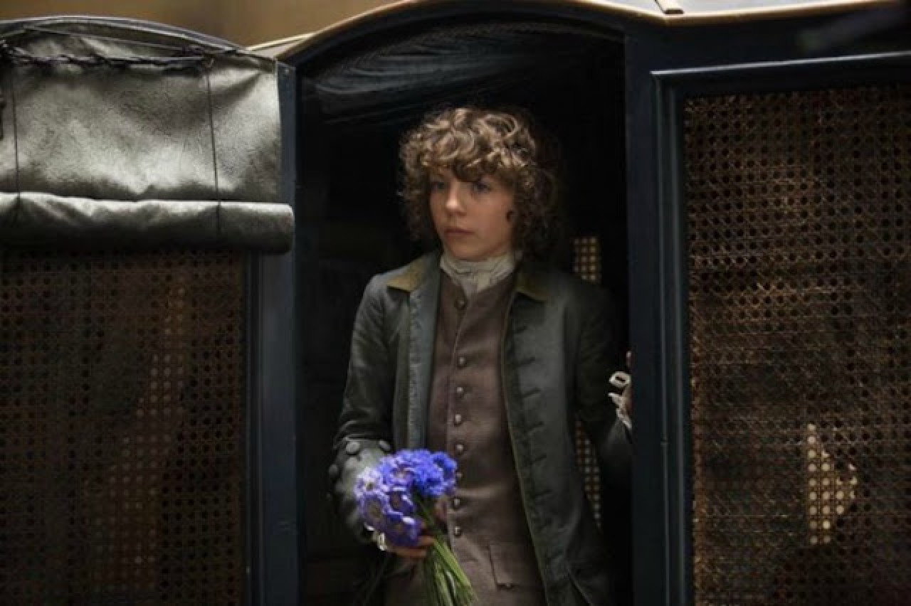 Flores nomeolvides, Outlander. Foto Starz