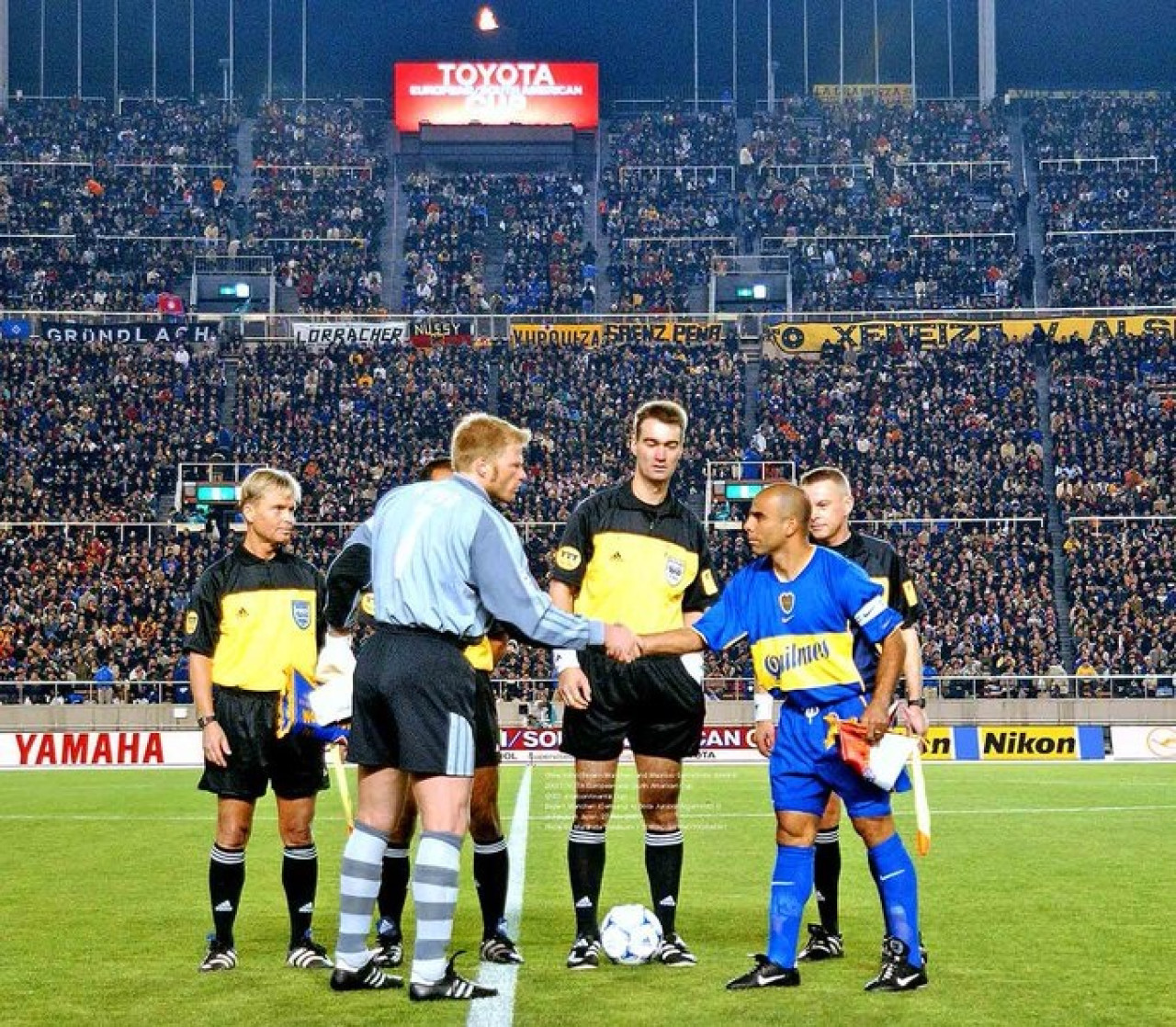 Copa Intercontinental 2001, Boca vs. Bayern Munich.