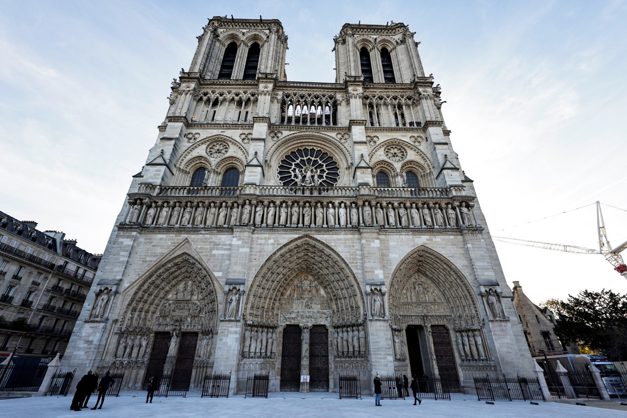 La fachada actual de Notre Dame. Foto: Reuters.