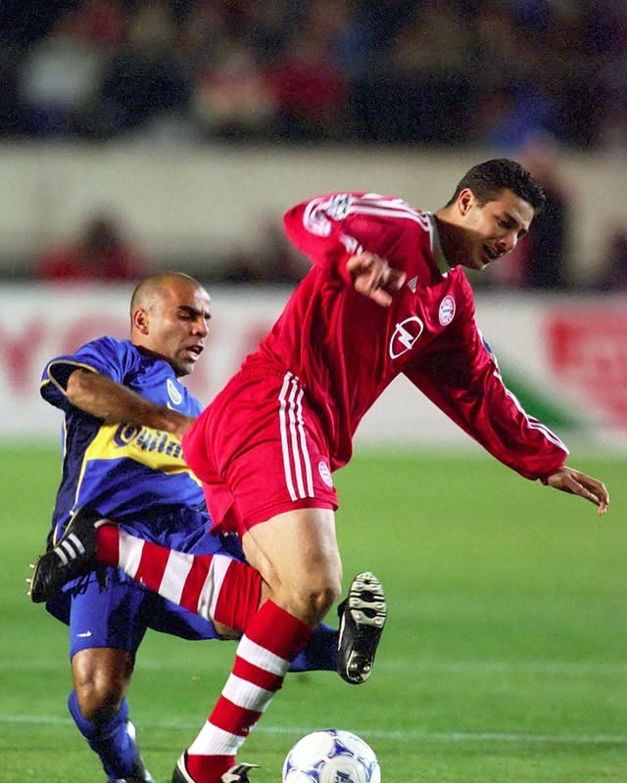 Boca Juniors vs Bayern Munich, Copa Intercontinental 2001. Foto: Instagram @fcbayern