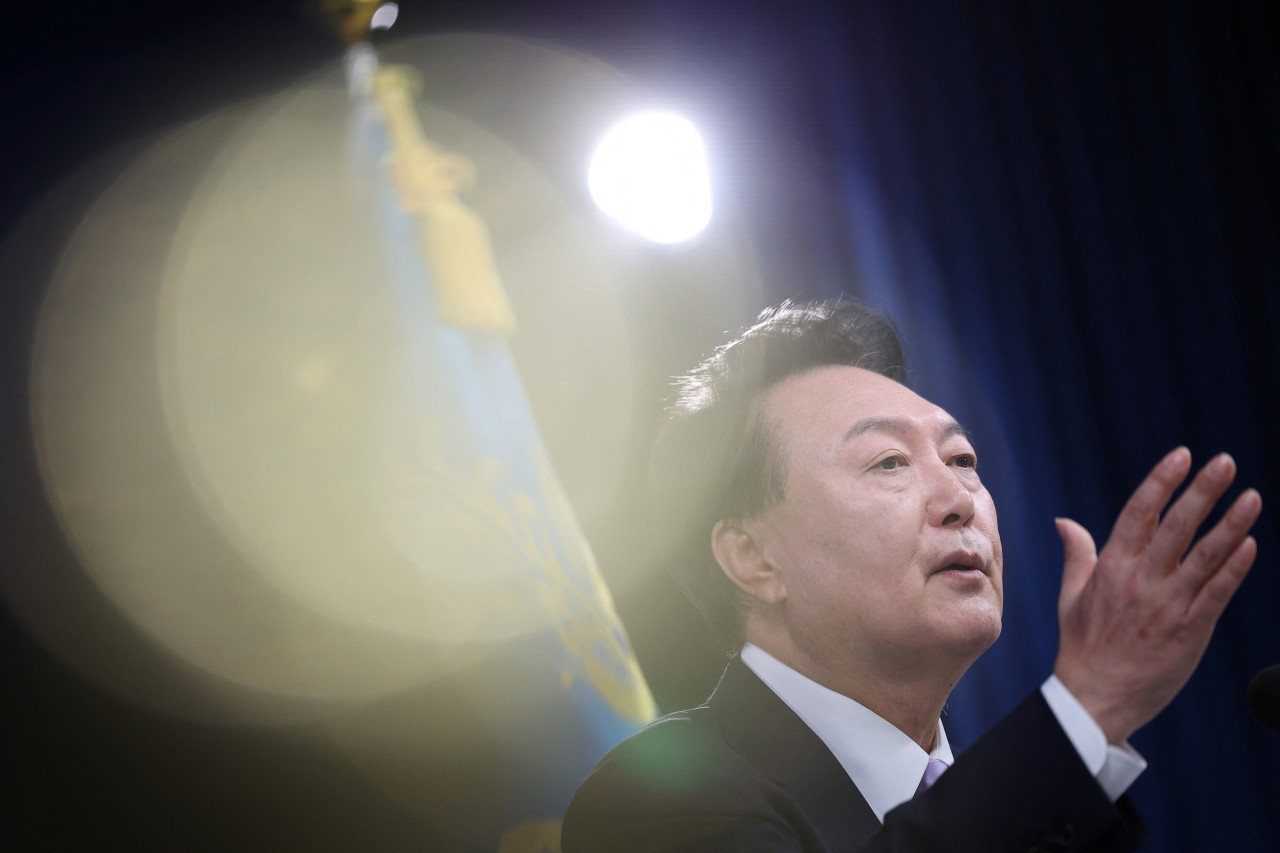 Yoon Suk-yeol, presidente de Corea del Sur. Foto: Reuters.