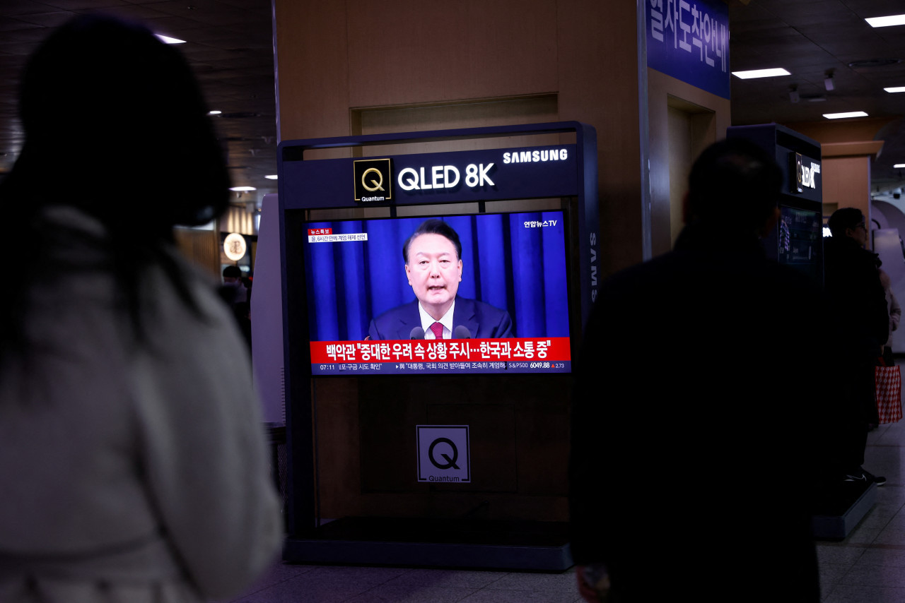 Yoon Suk-yeol, presidente de Corea del Sur. Foto: Reuters.