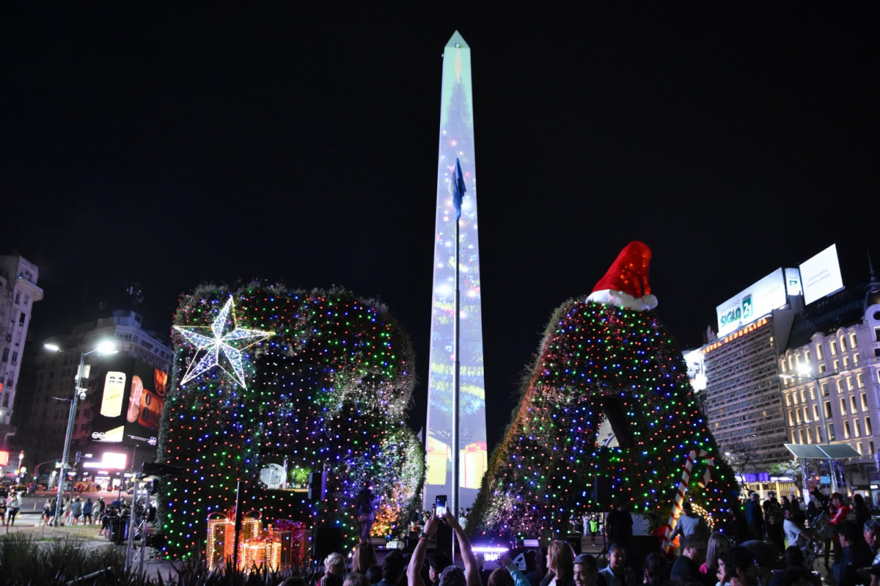 Navidad en Buenos Aires. Foto: Ciudad de Buenos Aires