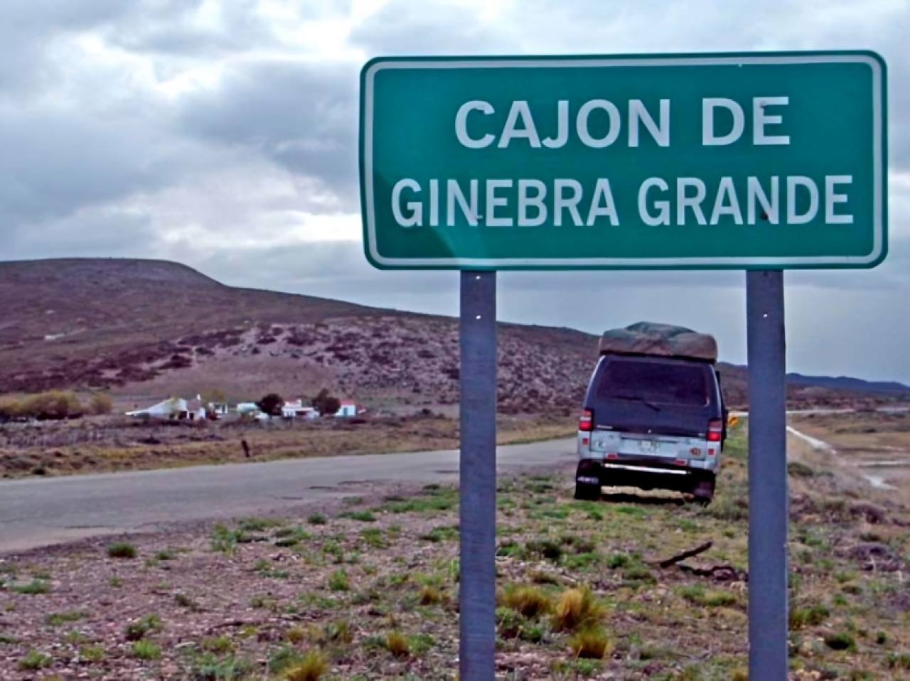 Cajón de Ginebra Grande, Chubut. Foto: ADNSUR.