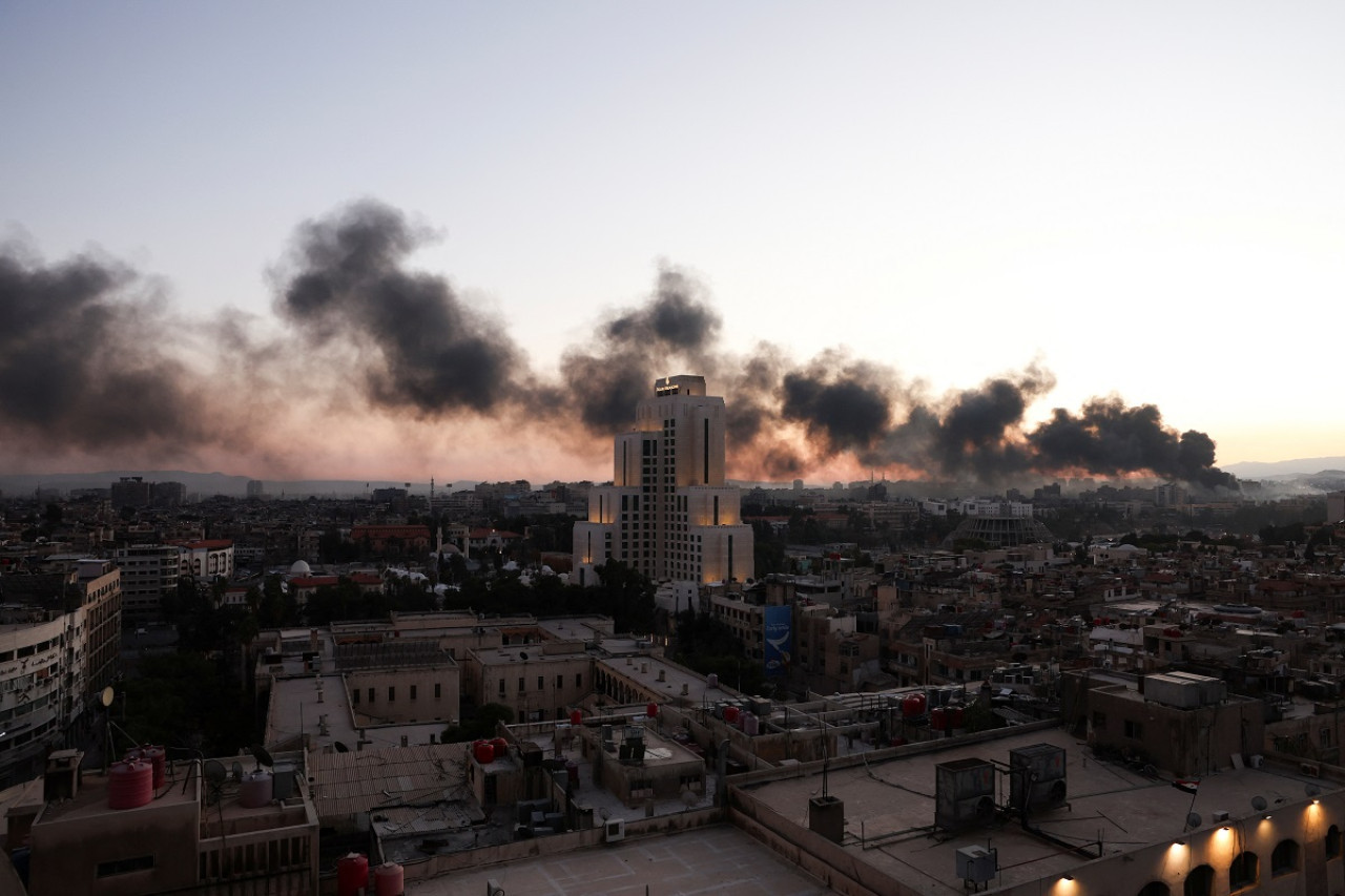 Ataques en Damasco, la capital de Siria. Foto: Reuters.