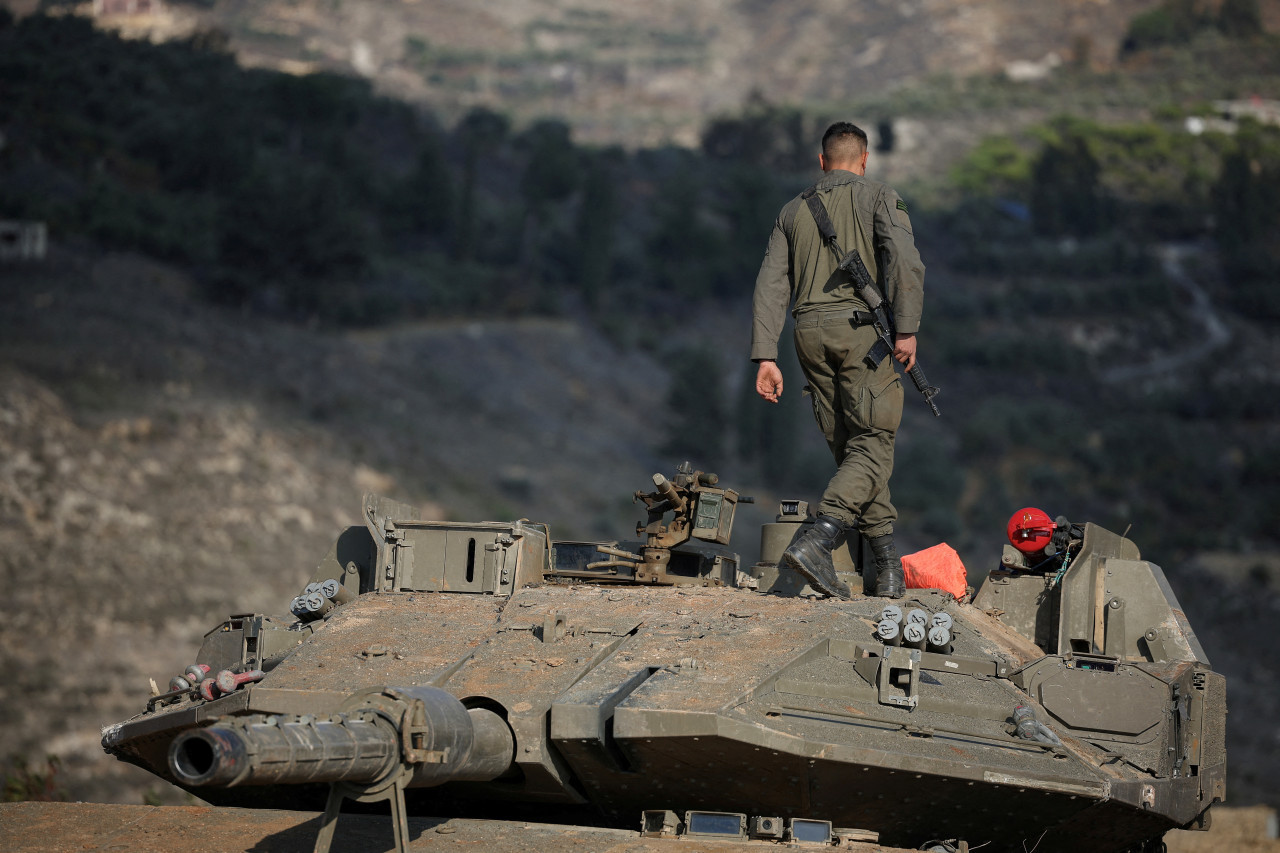 El Ejército de Israel en la frontera con Siria. Foto: Reuters.