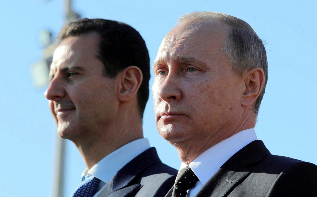 Vladímir Putin y Bashar Al Assad. Foto: Reuters.