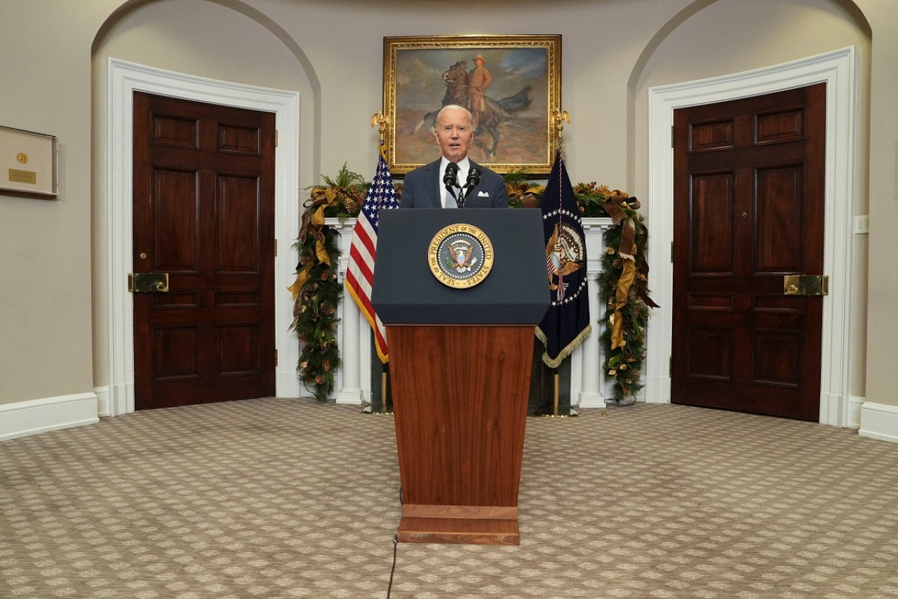 Joe Biden habló sobre el conflicto en Siria. Foto: Reuters.