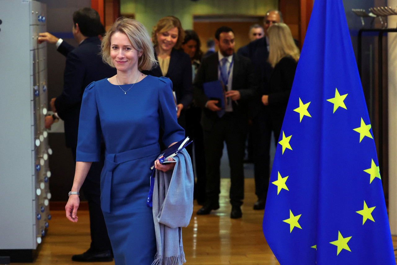 La alta representante de la UE para Asuntos Exteriores y de Seguridad, Kaja Kallas. Foto: Reuters.