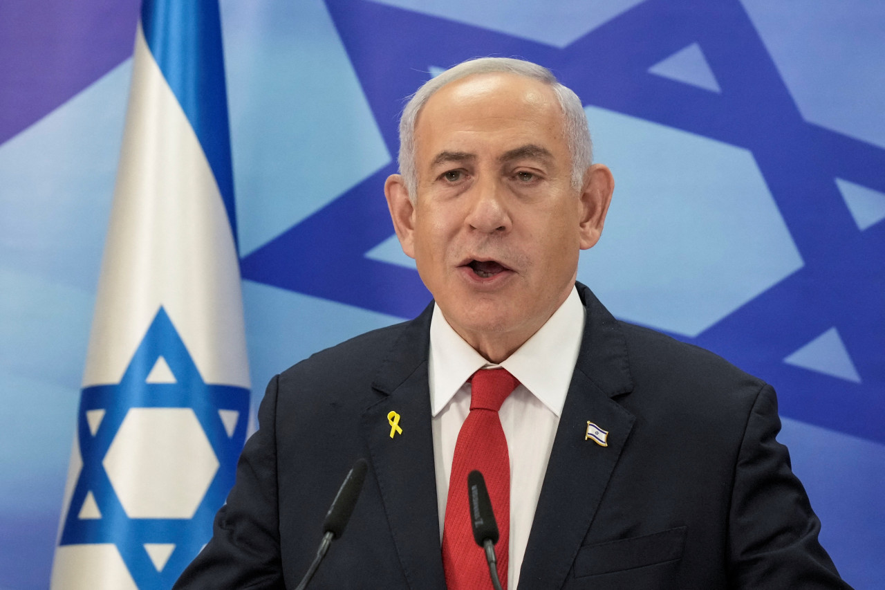 Benjamín Netanyahu, primer ministro de Israel. Foto: Reuters