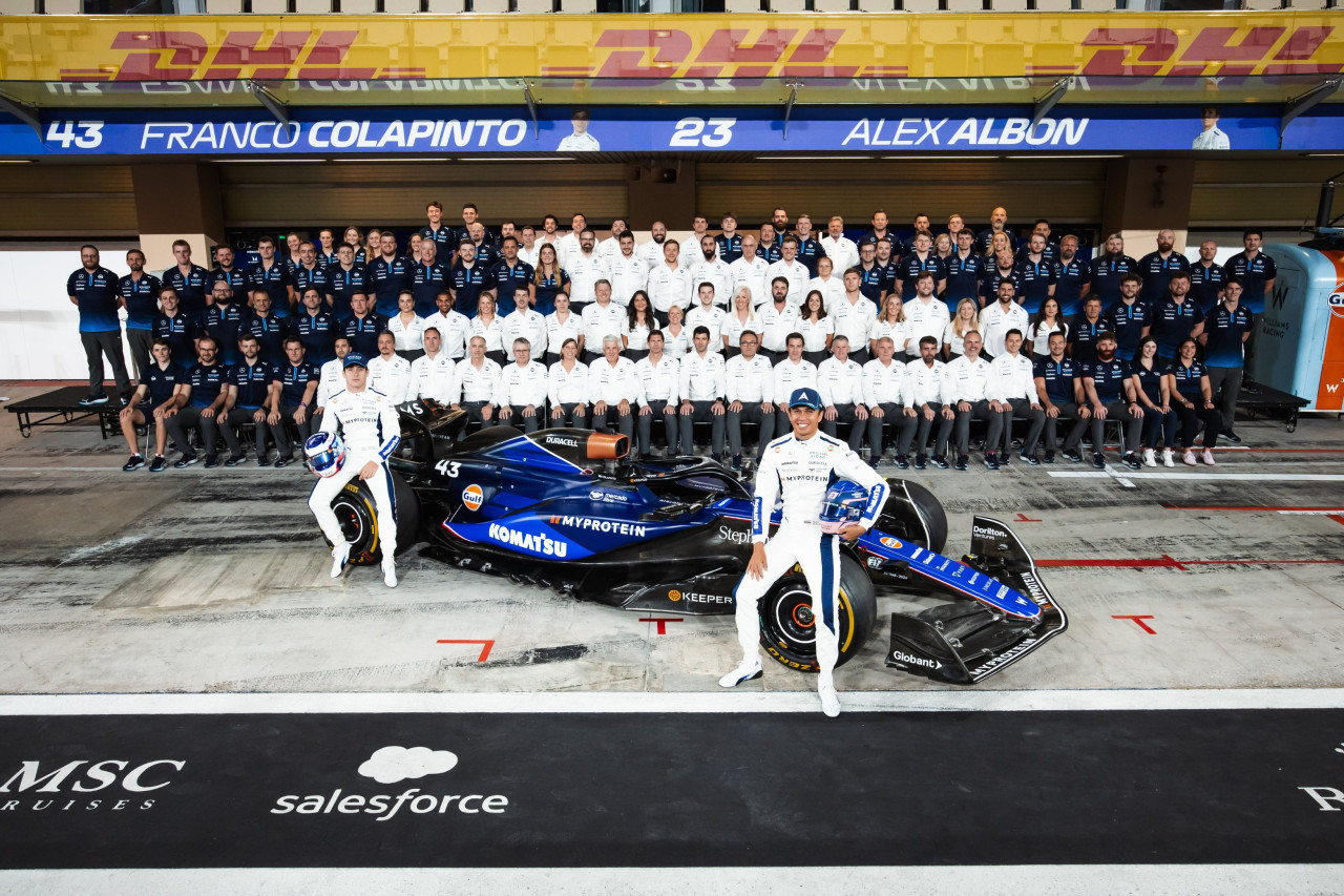 Franco Colapinto en Williams, Fórmula 1. Foto: X WilliamsRacing.