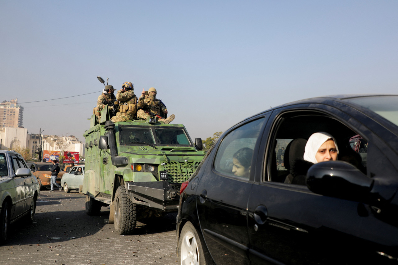 Combatientes rebeldes derrocaron a Bashar Al Assad en Siria. Foto: Reuters.