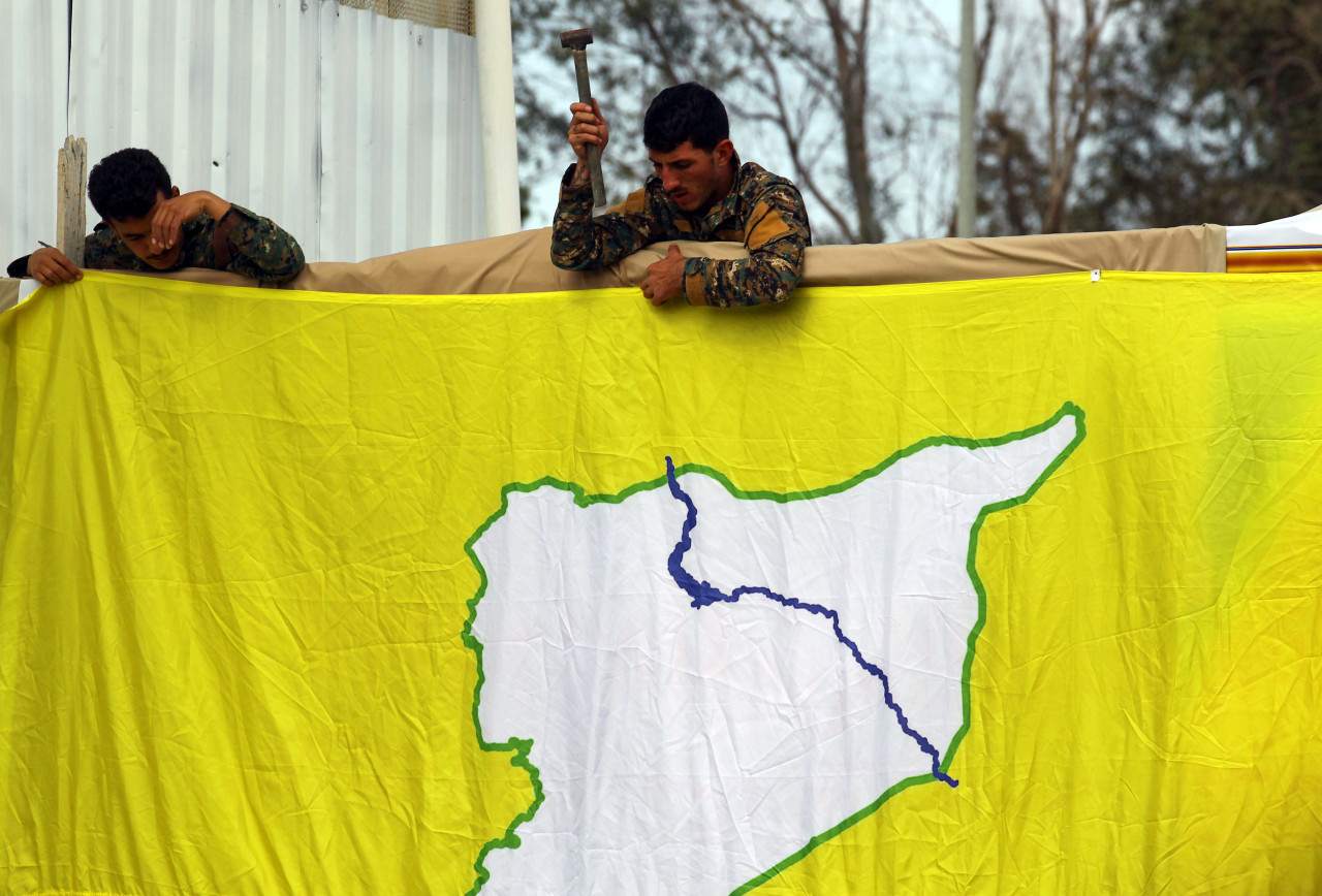 Combatientes de las Fuerzas de Siria Democrática. Foto: Reuters.