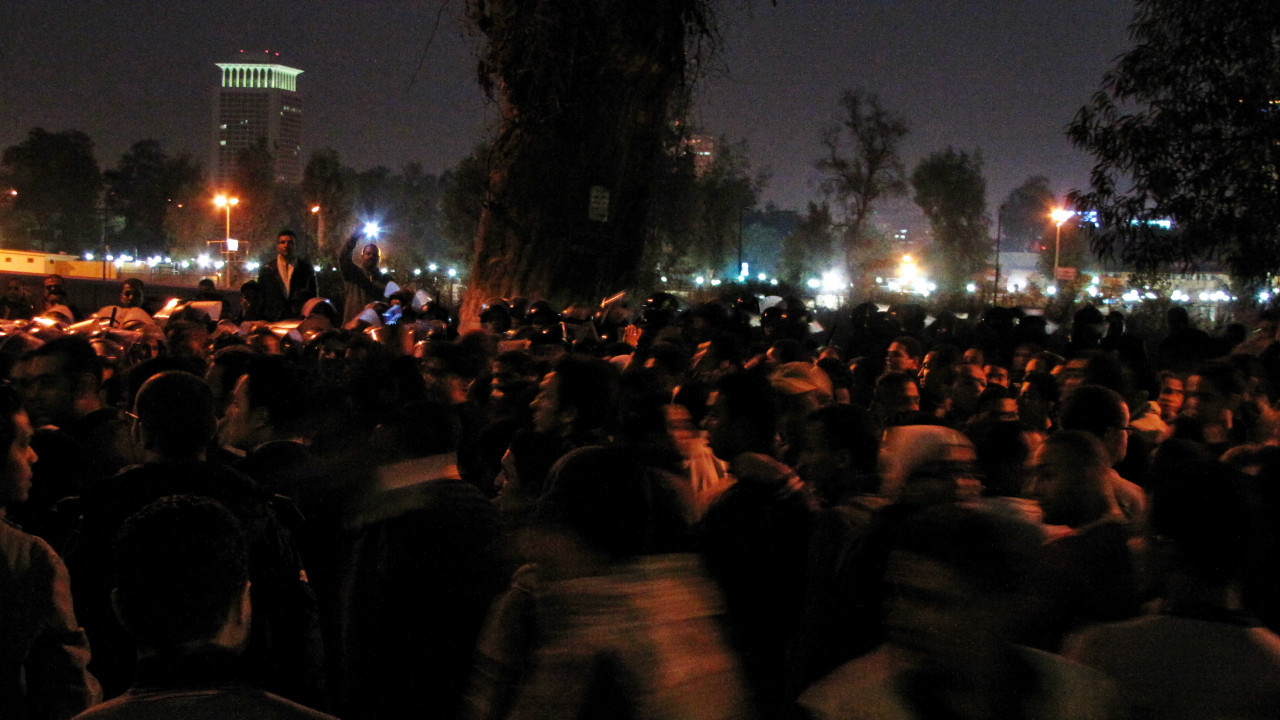 Las protestas se multiplicaron en las calles de Medio Oriente durante la primavera árabe.