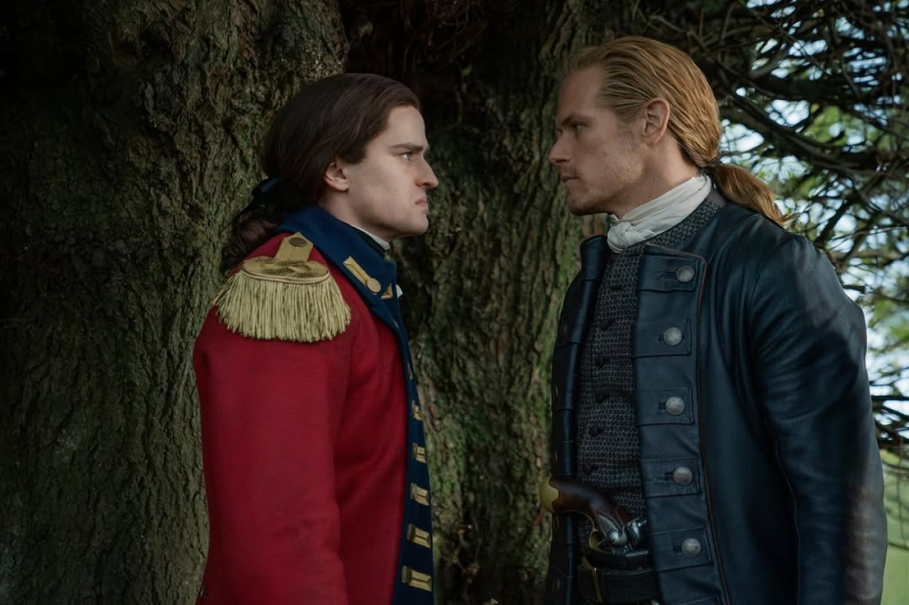 Jamie y William de Outlander. Foto: Starz