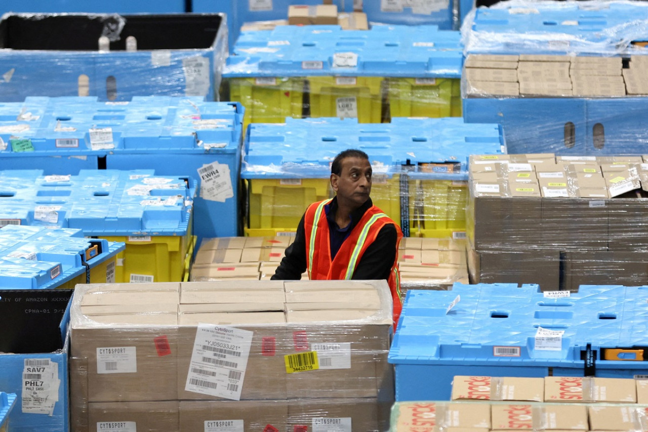 Planta de Amazon en New Jersey. Foto: Reuters.