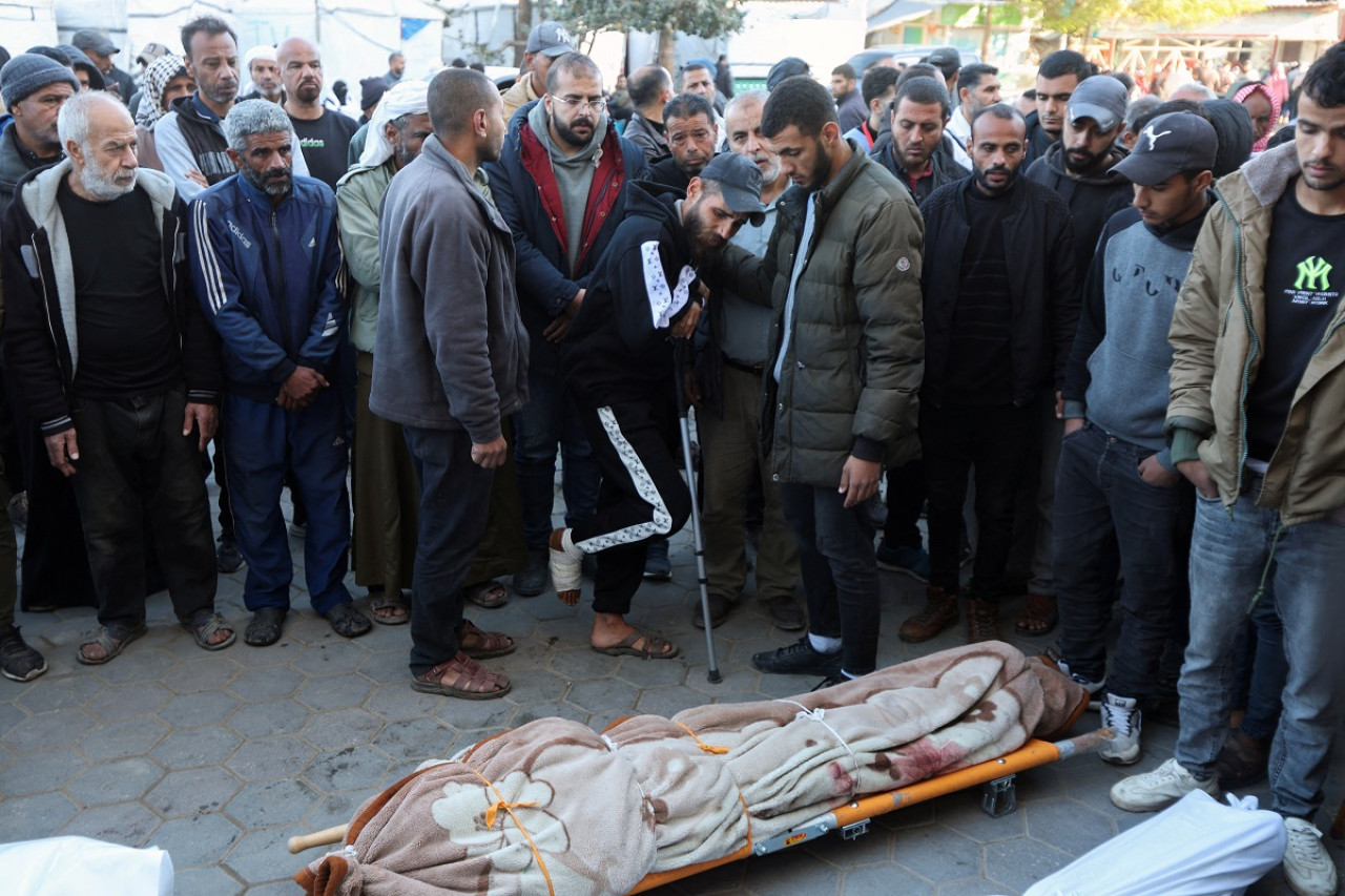 Víctimas mortales de la Franja de Gaza. Foto: Reuters.