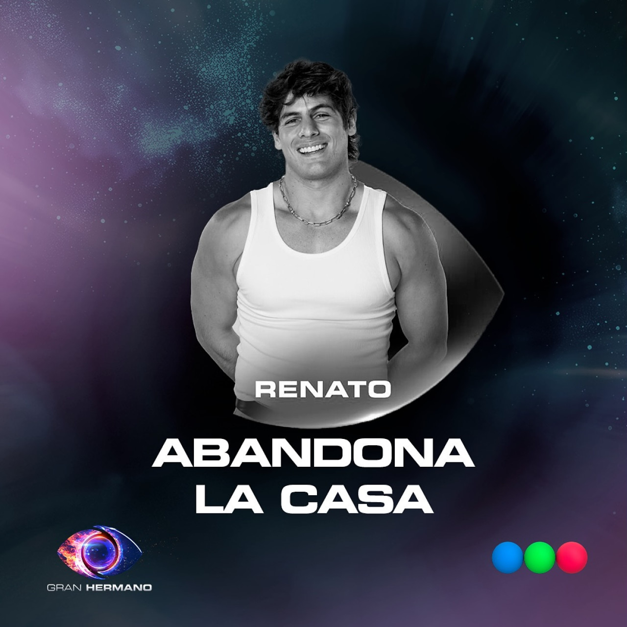 Renato eliminado de Gran Hermano. Foto: Telefe.