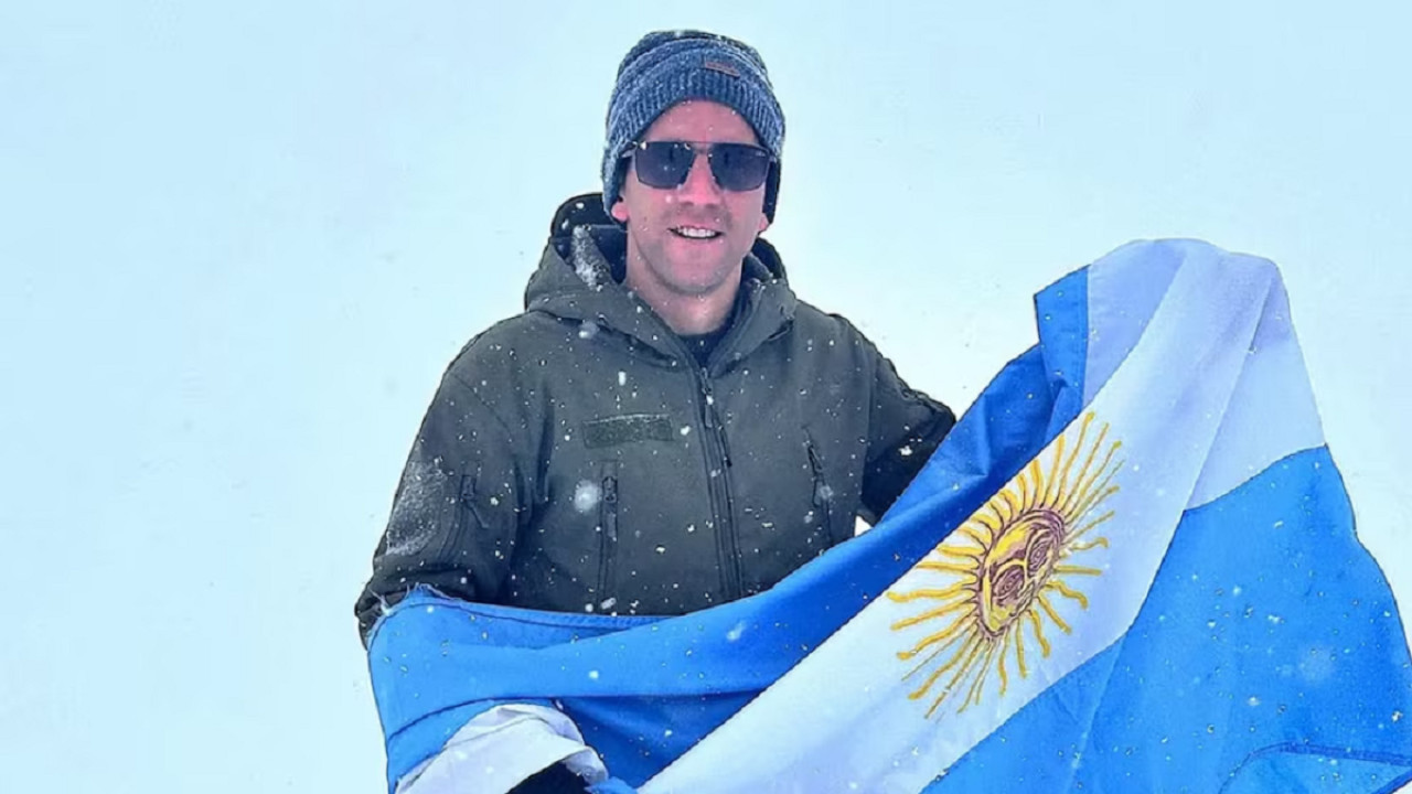 Agustín Gallo, gendarme argentino detenido en Venezuela. Foto: Redes sociales.