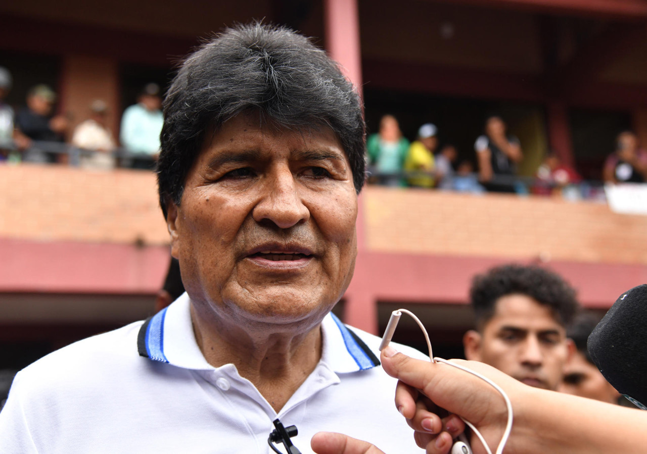 Evo Morales fue imputado por trata de personas y estupro a una menor. Foto: EFE.