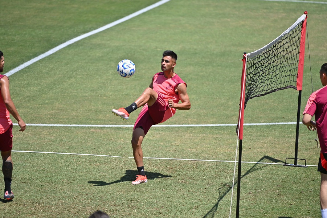 Gonzalo "Pity" Martínez jugó solamente 9 partidos tras su vuelta a River. Foto: X @RiverPlate.