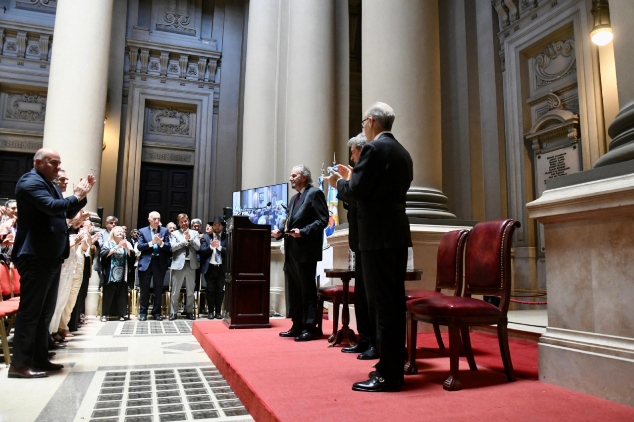 La Corte brindó un reconocimiento a Juan Carlos Maqueda.