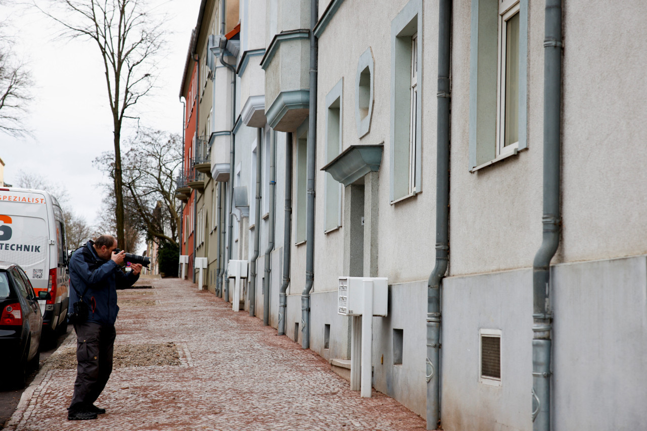 La casa de Taleb A, el único detenido por el atentado en Alemania. Foto:  Reuters.