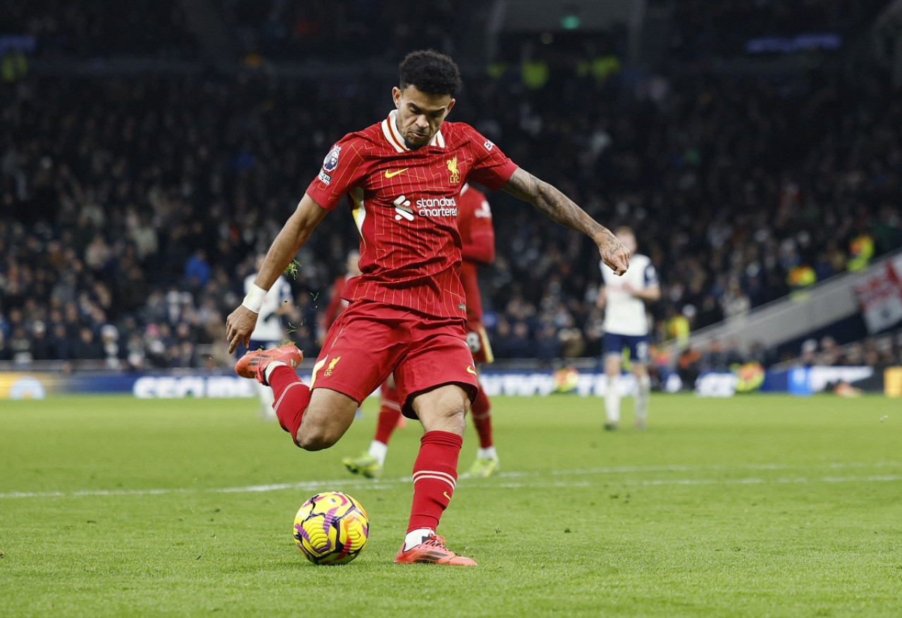 Luis Díaz; Liverpool. Foto: Reuters.