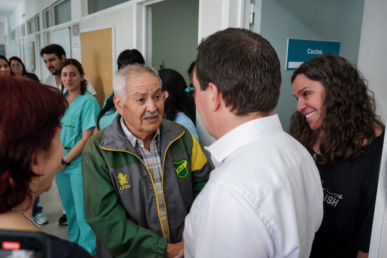 Obras en el Centro de Salud de Santa Rosa en Florencio Varea. Foto: Prensa.