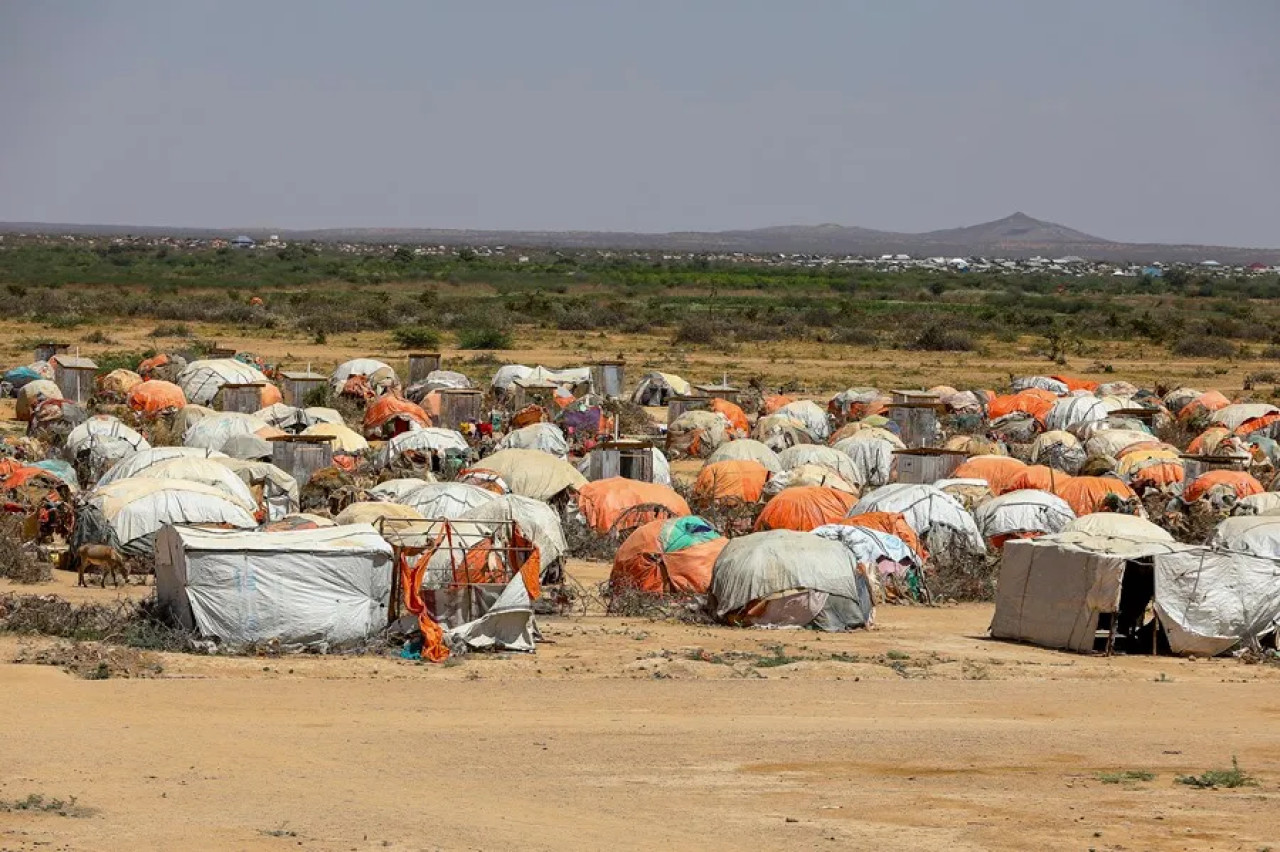 Desplazados internos en Somalia. Foto: EFE.