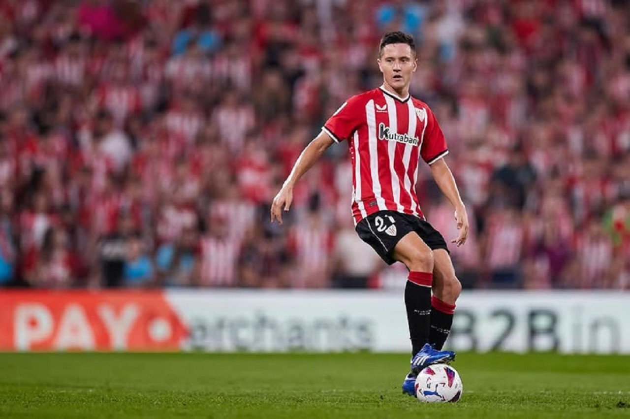 Ander Herrera en el Athletic Bilbao. Foto: Instagram @anderherrera.