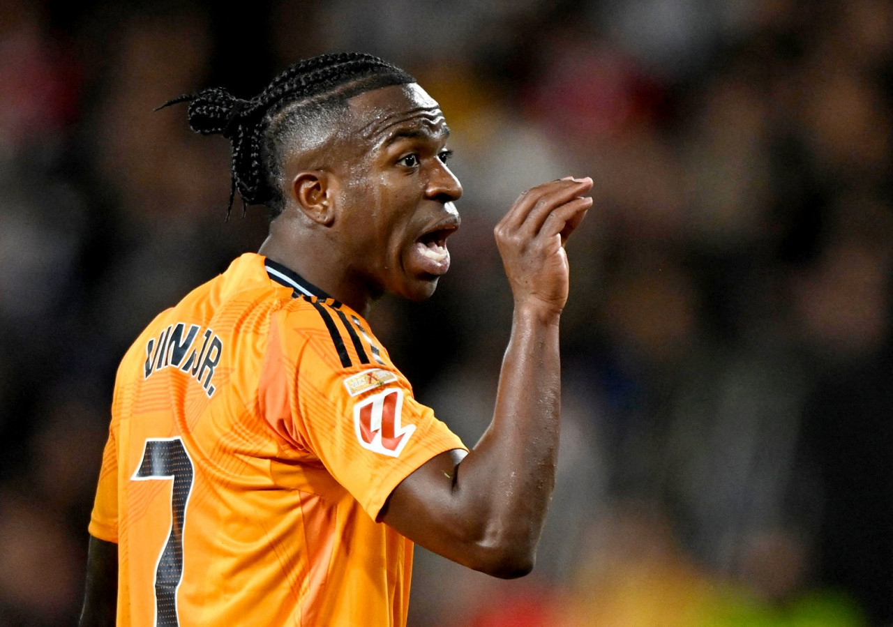 Vinicius Junior; Real Madrid vs Valencia. Foto: Reuters