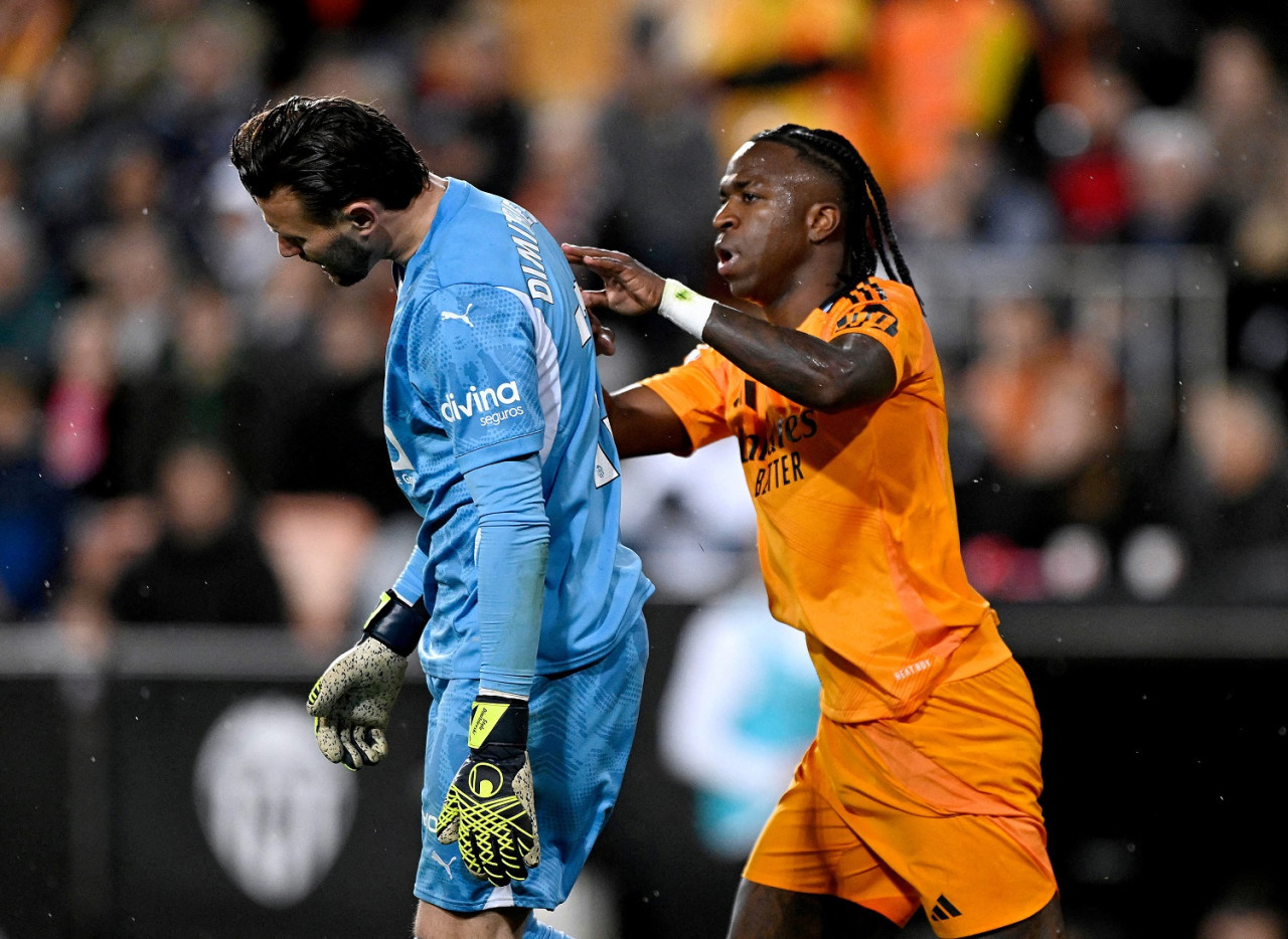 Vinicius Junior; Real Madrid vs Valencia. Foto: Reuters