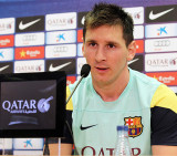 Conferencia de prensa de Messi - Barcelona