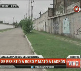 Le sacó el cuchillo al ladrón y lo mató a puñalada (Canal 26)