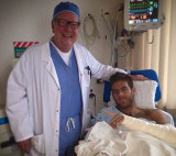 Del Potro volvió a ser operado (Twitter)